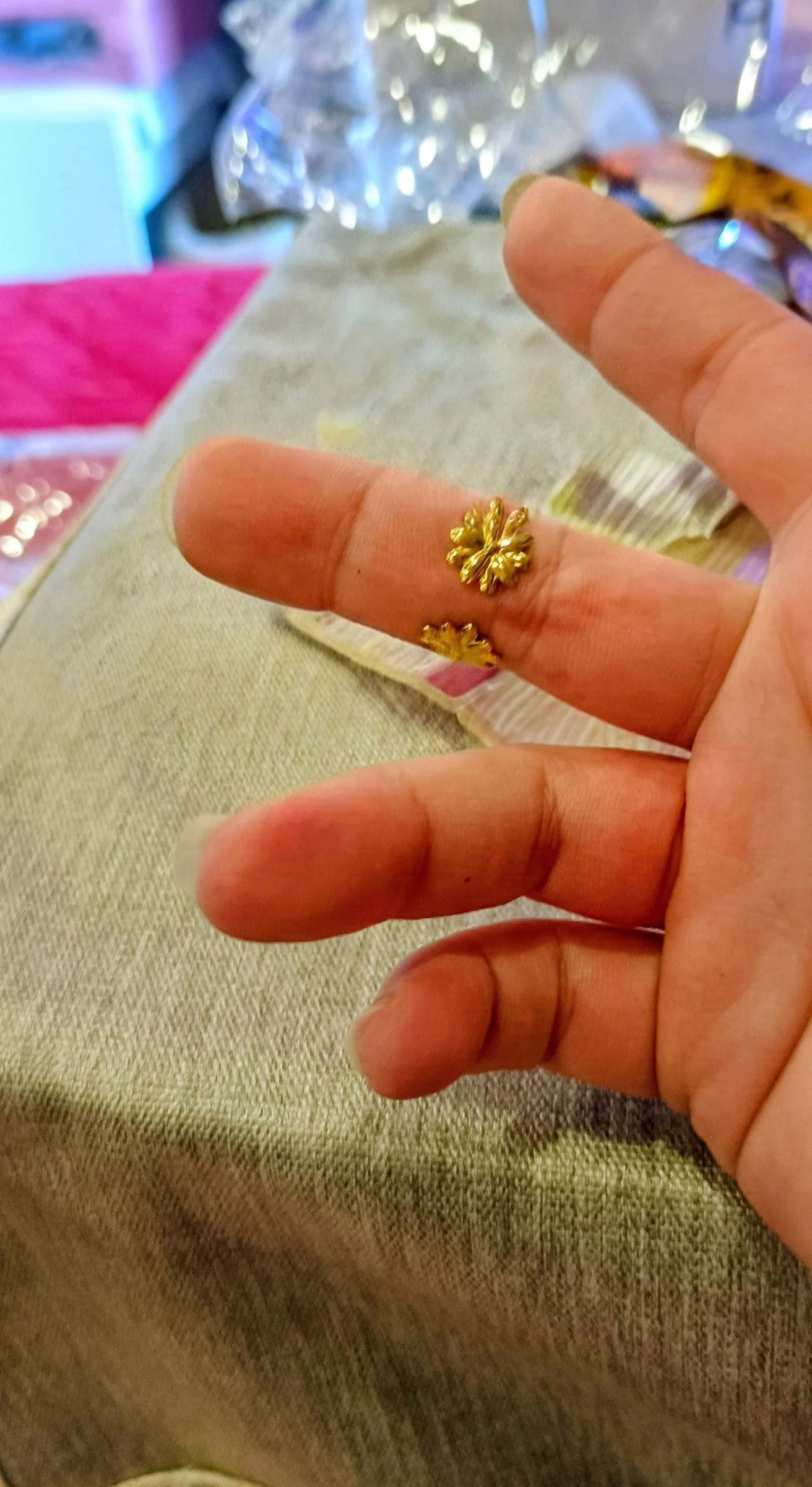 Hypoallergene roestvrij stalen aanpasbare gouden ring – photo 2